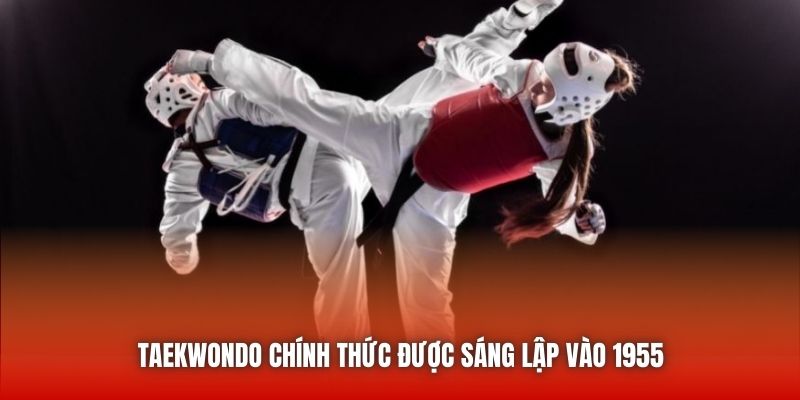 Taekwondo chính thức được sáng lập vào 1955
